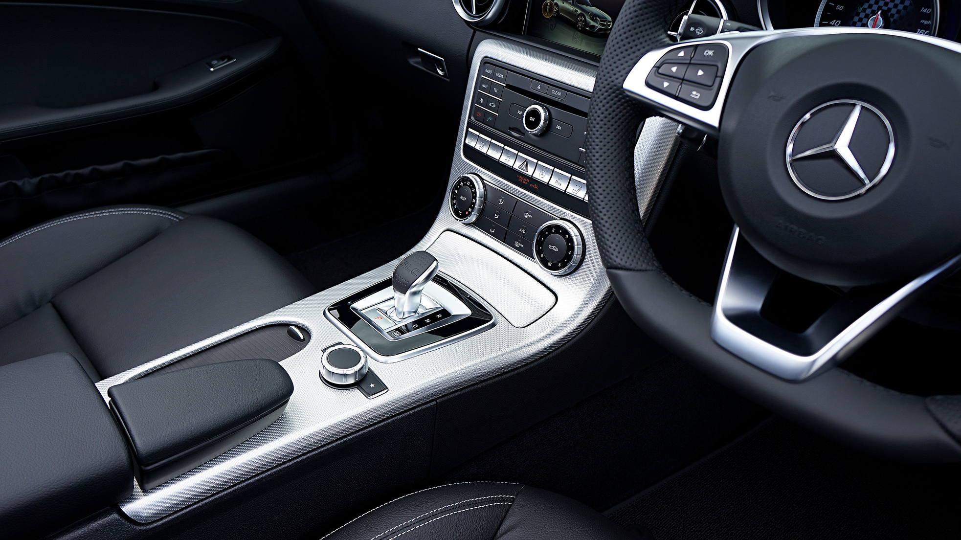 Black And Silver Car Interior